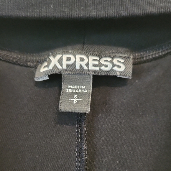 Express Classic Black V-Neck‎ Mini Dress - Picture 2 of 3